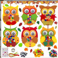 Halloween Thanksgiving Fall Leaves Wall Decals for Kids' DIY Crafts