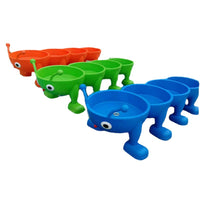 Kids Caterpillar Sand and Water Play Table Thickened Plastic Sandbox for Outdoor Fun
