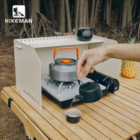 HIKEMAN Portable Foldable Camping Stove Windshield with Storage Bag