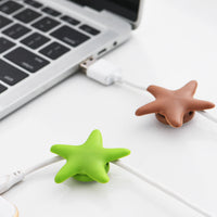 Starfish Self-Adhesive Cable Clips for Desk Organization