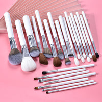 Professional 26-Piece Makeup Brush Set with Storage Options for Face and Eye Cosmetics
