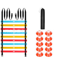 Agility Ladder Training Set with Disc Cones for Soccer, Basketball, and Outdoor Footwork Drills