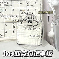 Minimalist Acrylic Calendar Memo Board for Students