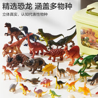 Large Dinosaur Toy Set Tyrannosaurus Rex Simulation Animal Model for Boys