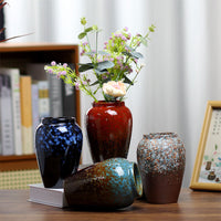 Vintage Ceramic Vase for Home Decor, Table Centerpiece, Living Room, Hydroponics, Fresh & Dried Flowers