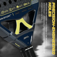 AMASPORT Padel Racket T700/3K/12K/18K Carbon Fiber