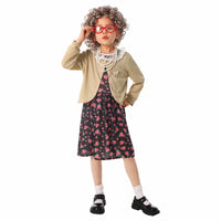 Grandma Cosplay Costume for Kids & Adults - Halloween Role Play Outfit