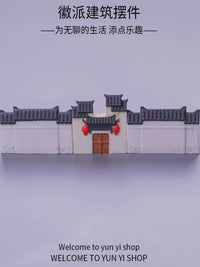 Miniature Ancient Chinese Architecture Model for Moss Terrarium DIY Garden Decor