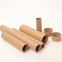 Kraft Paper Cardboard Tubes for DIY Crafts, Posters, Artwork, and Packaging