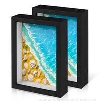 3D Hollow 5 cm Dried Flower Photo Frame, Wholesale 8in 10in 16in A4 A3 Handmade Rose Framed Light Box Art Frame