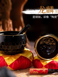 Tibetan Singing Bowl for Meditation and Yoga, Brass Sound Bowl for Healing and Relaxation