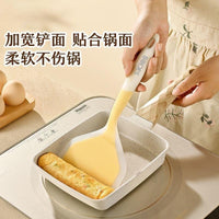 Food-Grade Silicone Spatula Set for Non-Stick Cookware, High Heat Resistant Pancake and Egg Spatula