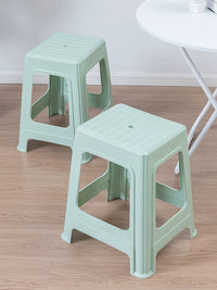 Stackable Plastic Stool for Home, Bathroom, Dining, and Living Room - 40cm Height
