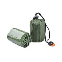 Emergency Survival Sleeping Bag Thermal Mylar Blanket for Outdoor Camping Hiking