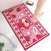 Non-Slip Shower Mat for Bathroom, Hollow Design with Suction Cups, Safe for Kids, Pregnant Women, and Seniors