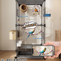 Large Bird Cage for Parrots, Mynahs, and Other Small Birds - Deluxe Breeding Aviary with Optional Wheels