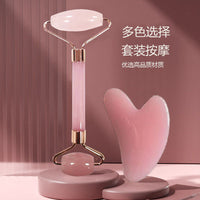 Dual-Roller Facial Massager & Gua Sha Set for Eye and Face