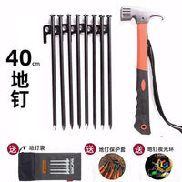 Heavy-Duty Outdoor Camping Tent Stakes with Reflective Rope