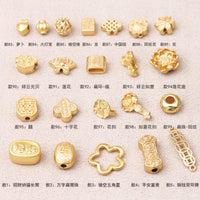 Vintage Gold Alloy Charms for DIY Bracelets and Jewelry Making