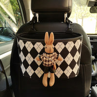 Car Seat Back Organizer with Storage Pockets and Hanging Bag