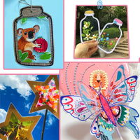 A4 Colored PVC Cellophane Film for DIY Crafts and Educational Projects