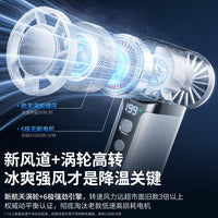Mini Portable Handheld Cooling Fan with Ice Compress Function, Long-Lasting Battery, Rechargeable