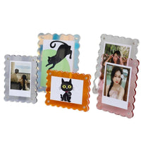 Acrylic Magnetic Photo Frame for Instax and Small Prints, Clear Display Stand