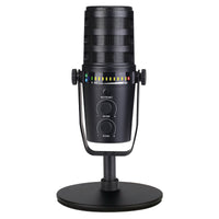 USB/XLR Dynamic Microphone for Desktop Computer & Mobile Live Streaming, Gaming, and Recording