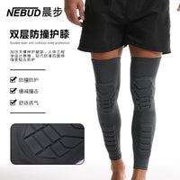 Padded Compression Knee Sleeve for Sports, Cycling, and Basketball - Breathable Honeycomb Anti-Collision Protection