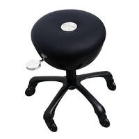 Hair Salon Swivel Styling Chair with Silent Wheels and Adjustable Height