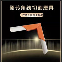 Tile and Stone 45-Degree Corner Cutting Guide for Miter and Bevel Cuts