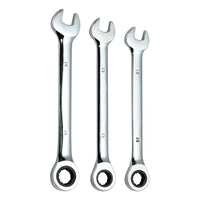 Carbon Steel Forged Ratchet Wrench Set, 72-Tooth Universal Combination Wrench