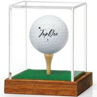 Golf Ball Display Case Acrylic Cube for Collectibles