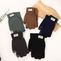 Men's Winter Thermal Fleece Lined Touchscreen Cycling Gloves