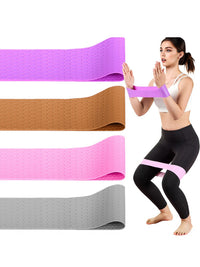 Silicone Resistance Bands for Yoga, Fitness, Glute and Shoulder Training, Tear-Resistant & Odorless