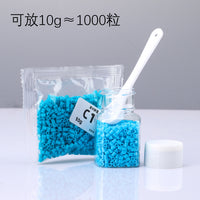30ml Clear Plastic Storage Bottles with Lids for DIY Crafts and Small Items