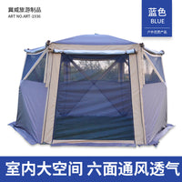 Automatic Pop-Up Hexagonal Camping Tent for Outdoor Family Adventures