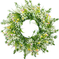 Artificial Gypsophila Wreath for Christmas, Thanksgiving, Autumn Weddings, and Home Decor