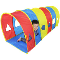 Kids' Crawling Tunnel Pop-Up Play Tent for Sensory Training and Early Education