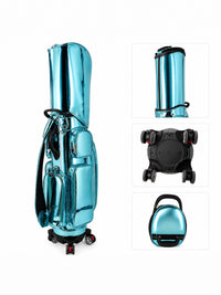 Premium Retractable Golf Travel Bag with Wheels, Waterproof & Wear-Resistant, Large Capacity