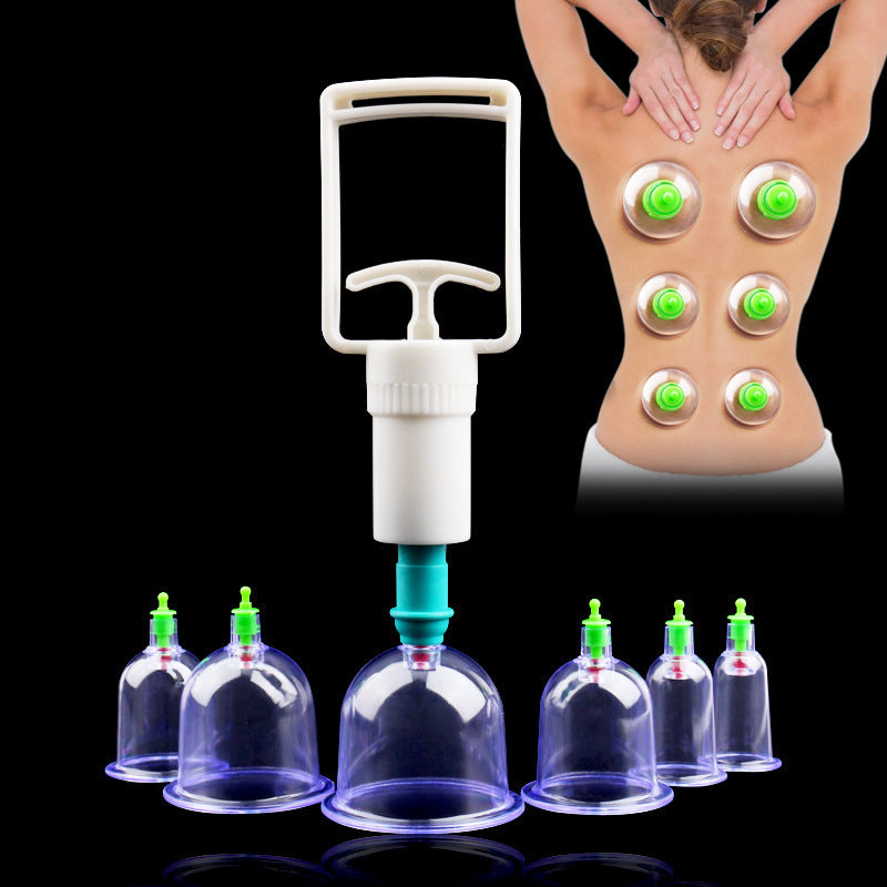 Vacuum Cupping Therapy Set for Home Use - Traditional Chinese Medicine Cupping Kit