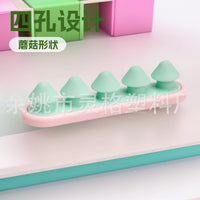 Mushroom Design Multi-Port Desktop Cable Organizer Clips