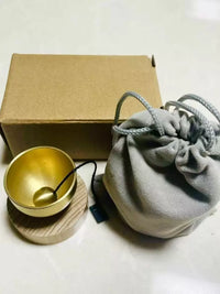 Mini Brass Singing Bowl Wind Chime for Yoga, Meditation, and Sound Healing
