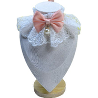 Pet Lace Ruffle Bib Collar for Cats and Small Dogs, Princess Style Scarf for Photoshoots, All Seasons