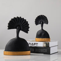 Modern Abstract Resin Human Figurine Sculpture for Home Decor
