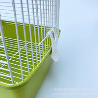 Portable Panoramic Pet Carrier Cage for Hamsters, Sugar Gliders, and Small Birds - Travel and Breeding Cage