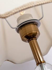 Fabric Lampshade E27 Screw Base for Table Lamps, Conical/Cylindrical/Square, Anti-Glare