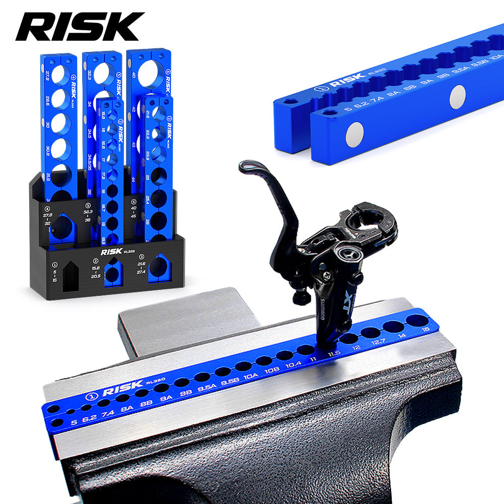 RISK Bicycle Vise Clamp Tool for Bottom Bracket Hub Fork Shock Absorber Repair and Maintenance
