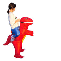 Inflatable Ride-On Dinosaur Costume for Kids - T-Rex Design