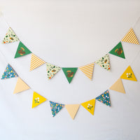 Small Triangle Paper Flags for Kindergarten Festival Decoration Outdoor Children's Party Bunting Banner